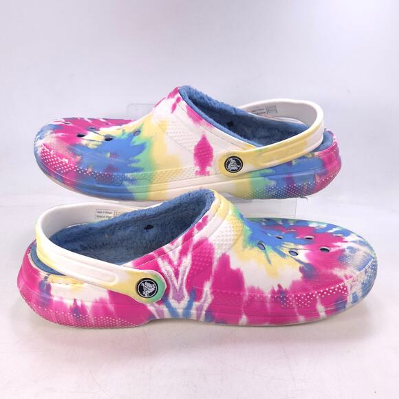 Crocs Classic Casual Slip On Comfort Mule Clog Womens Size 11 Mens 9 Multicolor - Picture 5 of 9
